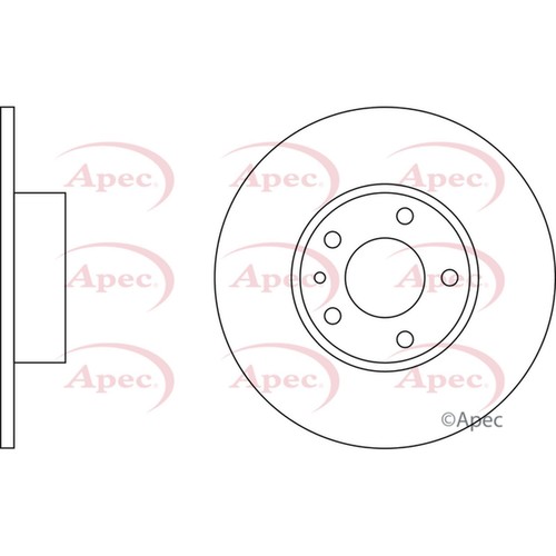 Brake discs solid for - 2x,