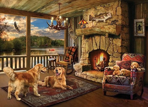 1000 piece cobble hill jigsaws - piece,