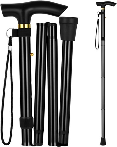 Adjustable folding walking - folding,