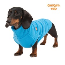Ginger Ted Fleece Dachshund Jumper Sweater - warm cosy polar fleece, washable