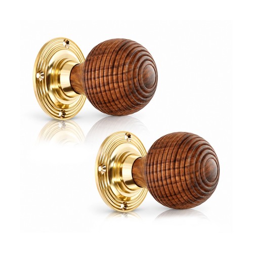 Door knobs pair - door,