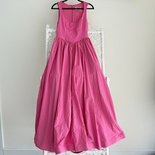 BHLDN Anthropologie Jemma Maxi Dress Small Pink Tulle Corset Romantic Coquette