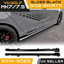 GLOSS BLACK SIDE SKIRTS for