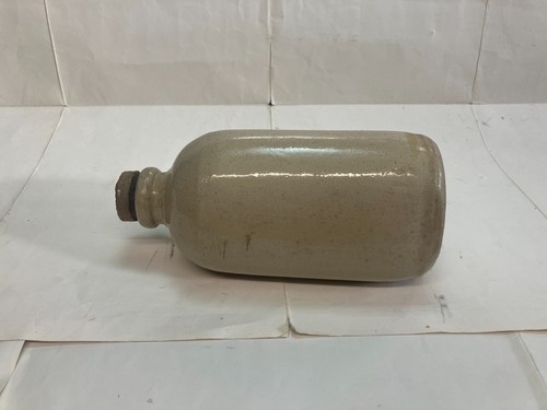 Stoneware flagon bottle large - stoneware,