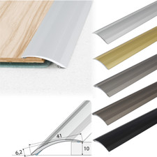 3m  SELF ADHESIVE ALUMINIUM  DOOR FLOOR BAR EDGE TRIM THRESHOLD RAMP 41mm A48