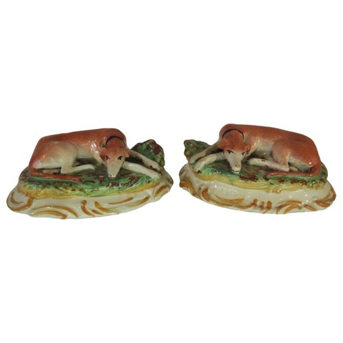Pair staffordshire 19th - pair,