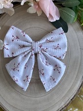 Handmade red & white floral