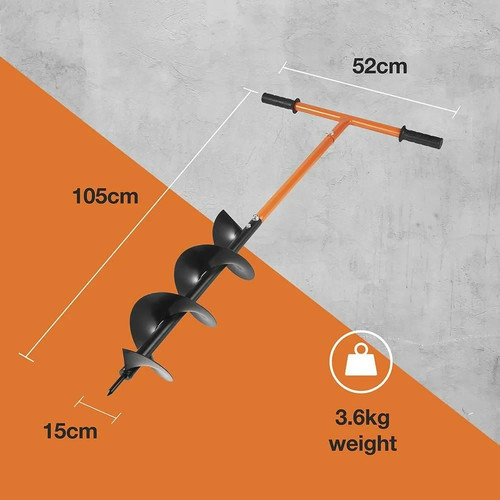 Fence post auger heavy - –,