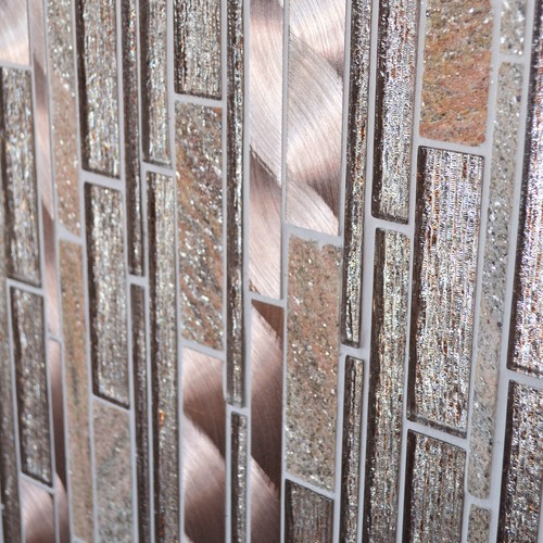 Strato pink brushed metal - brushed,