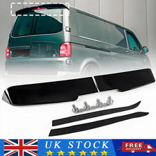 Rear Twin Barn Door Roof Spoiler Gloss Black For Vw Transporter T5 T5.1 T6 T6.1