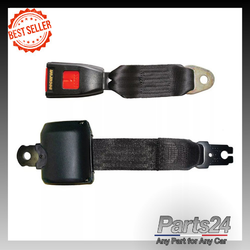 Retracting rear lap seat belt - seat,