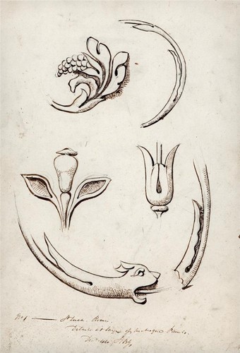 Garling pen ink - &,