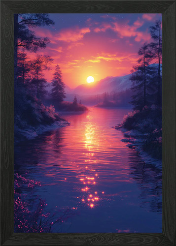 Beautiful landscape framed - landscape,