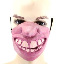 Big GOOFY Teeth Mask Half Face Funny Smile Grin Masks Adult Costume Accessory