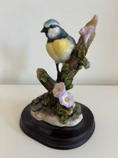 Vintage Leonardo Blue Tit on a