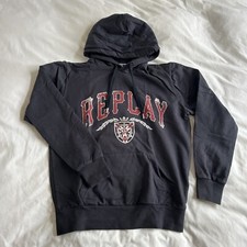Replay Navy Red Graphic Logo