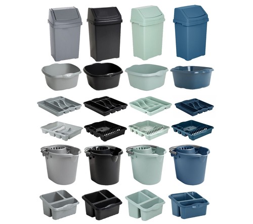 50l swing bin - dish, drainer
