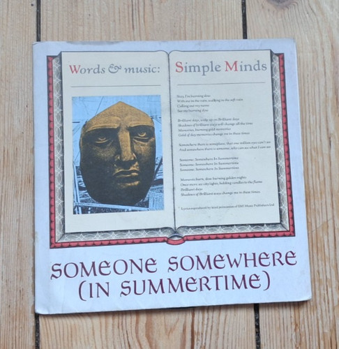 Simple minds someone somewhere - simple,