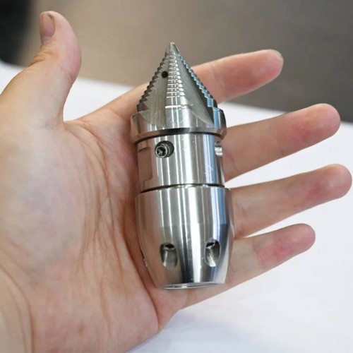 Drain jetter nozzle clog - nozzle,