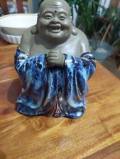Large Vintage Chinese  Porcelain Mud-Man Buddha