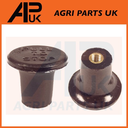 Stop cable knob black for - stop,