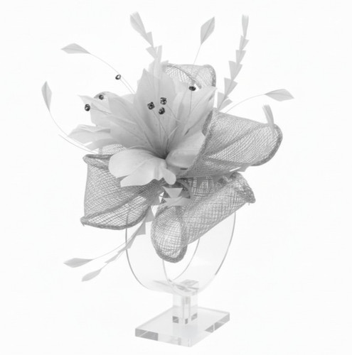 Small flower feather hair - small, hat