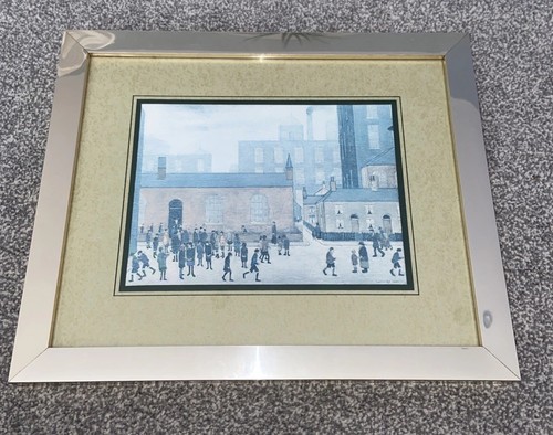 Lowry framed print coming - l.s,