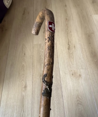 Vintage wooden walking - wooden,