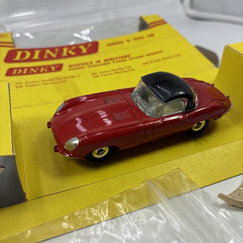 Vintage dinky toys 120 jaguar - dinky,