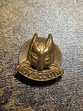 Boy Scouts Wolf Cub Metal Badge