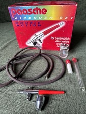Paasche Airbrush Set Double Action Side Feed Model. M456