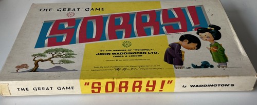 Vintage sorry board game - vintage,