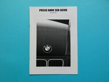 Brochure / Price List - BMW 5