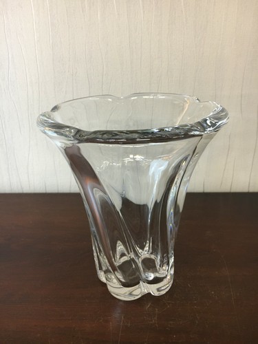 Daum nancy crystal vase - nancy,