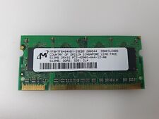 Dell Inspiron 1300 PP21L Memory RAM 512MB DDR2 PC2-4200S Micron MT8HTF6464HDY