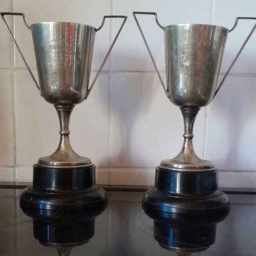 Pair silver tone metal - tone,