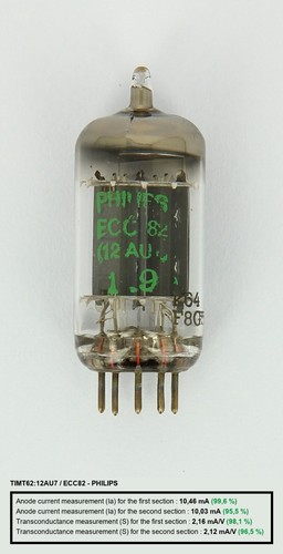 Vintage philips ecc82 12au7 - philips,