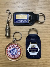 Job Lot of Vintage Key Rings / Key Fobs Rothmans Players Coca Cola Godfrey Davis