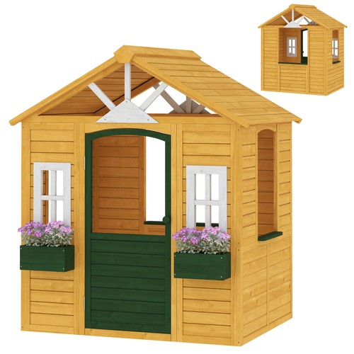 Wooden kids playhouse with - kids,
