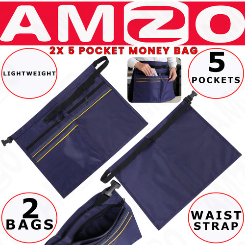 Cash bags with 5 pockets - 5,