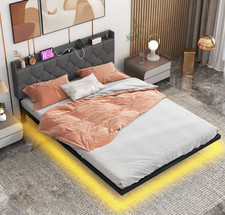 GOFLAME King Floating Bed