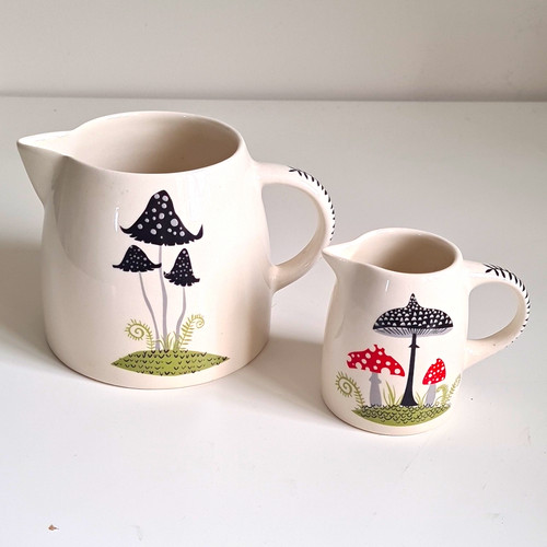 Hannah turner toadstool jugs - hannah,