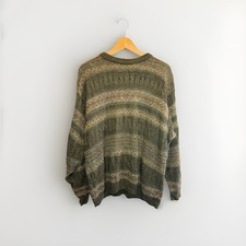 Vintage St Michael M&S Size XL Men’s Alpaca Mix Patterned Jumper