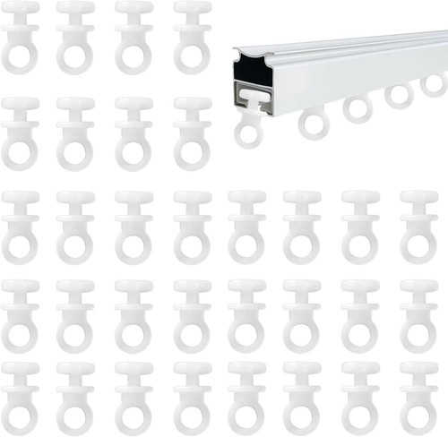 100pcs plastic curtain track - 100pcs,