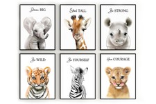 Safari nursery prints, Safari