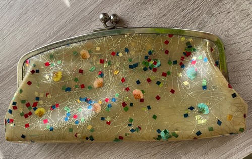 Rare 1950 lucite clutch - 1950's, bag
