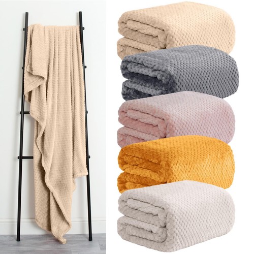 Waffle blanket luxury popcorn - blanket,