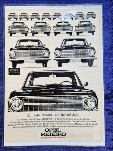 Opel rekord original - opel, a,