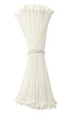 72 Artificial Sugar Flower Stamens Double Headed Craft Wedding White Medium Matt