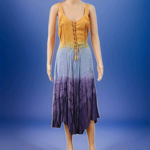 Multicolored tie dye boho - multicolored, tie-dye